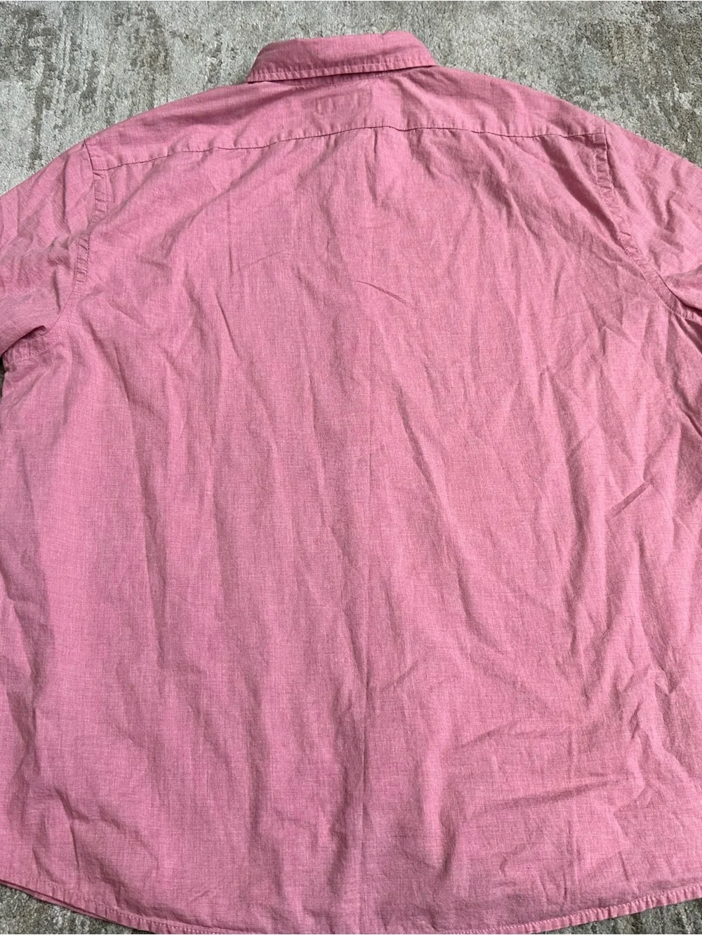 Banana Republic Pink Short-Sleeve Button-Down Shirt